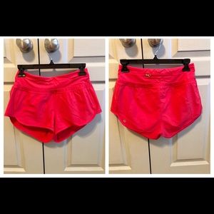 Lululemon Hot Pink Shorts